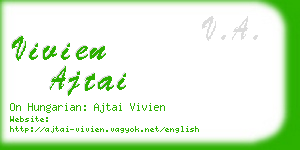 vivien ajtai business card